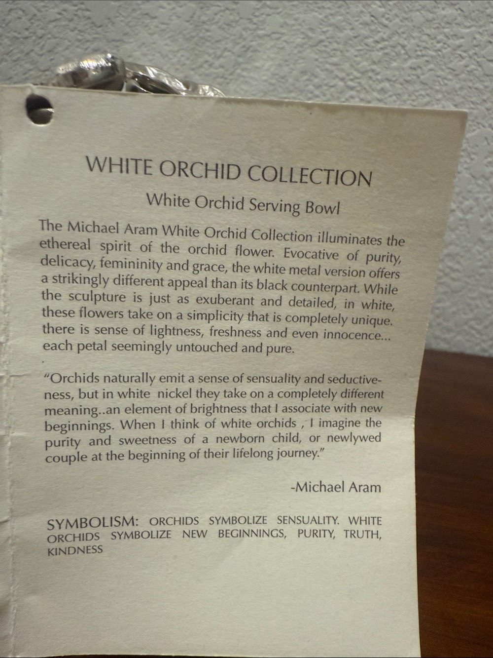 MICHAEL ARAM WHITE ORCHID COLLECTION - Picture 9 of 11